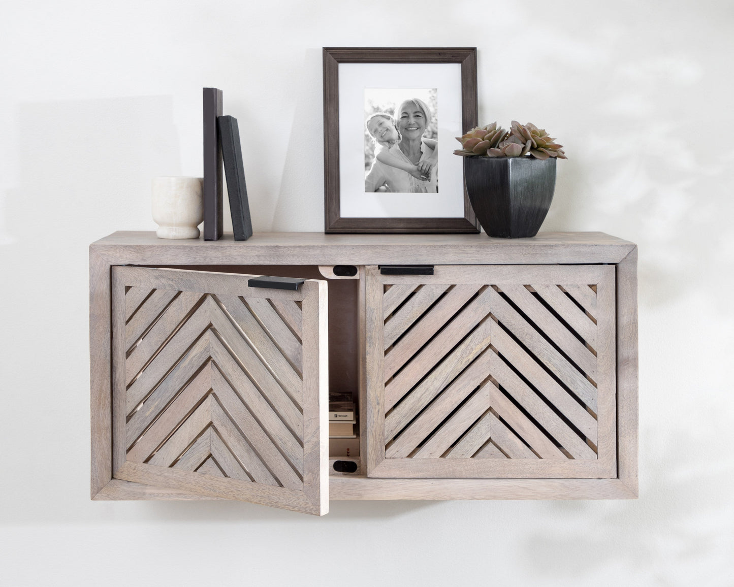 Mezzeta Decorative Wood Wall Cabinet