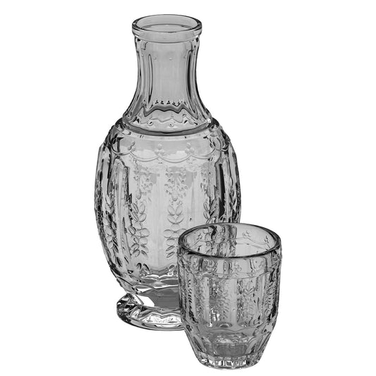 Vintage Gray Water Carafe With Tumbler 33.08oz.