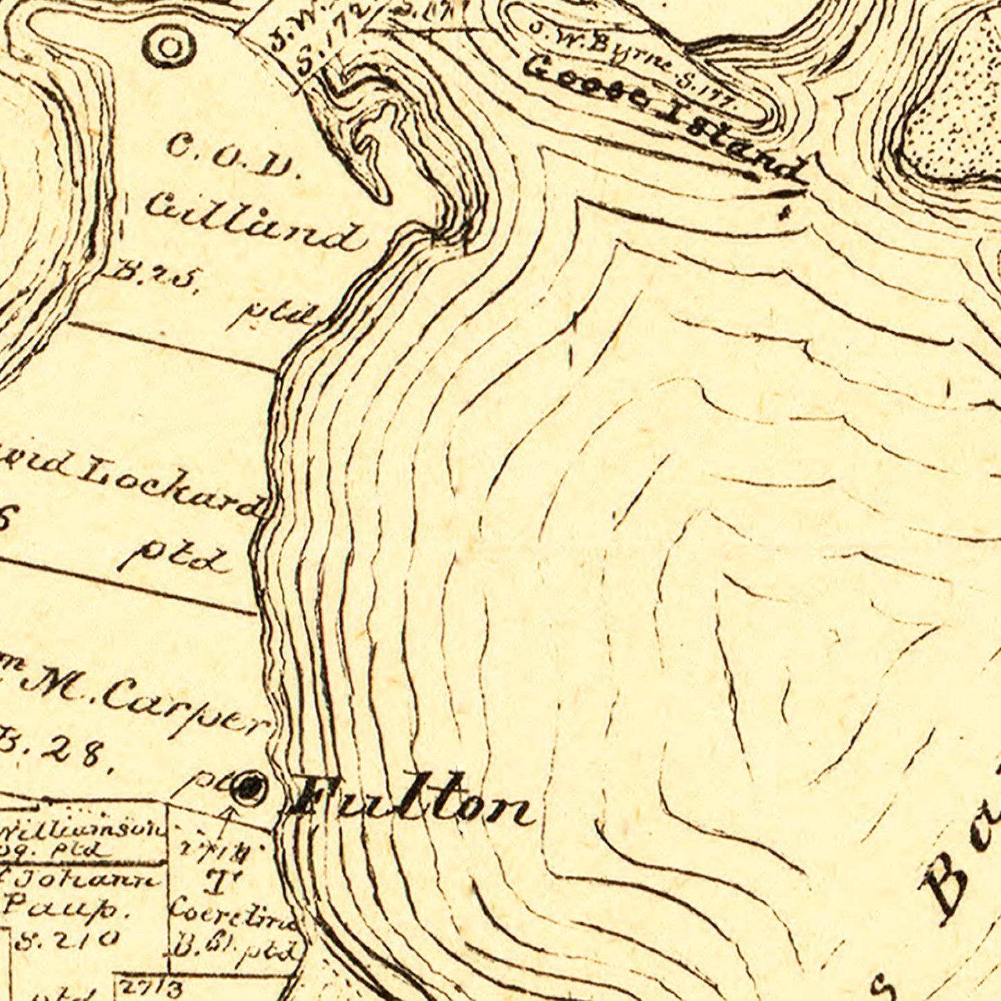 Vintage Map of Aransas County, Texas 1880