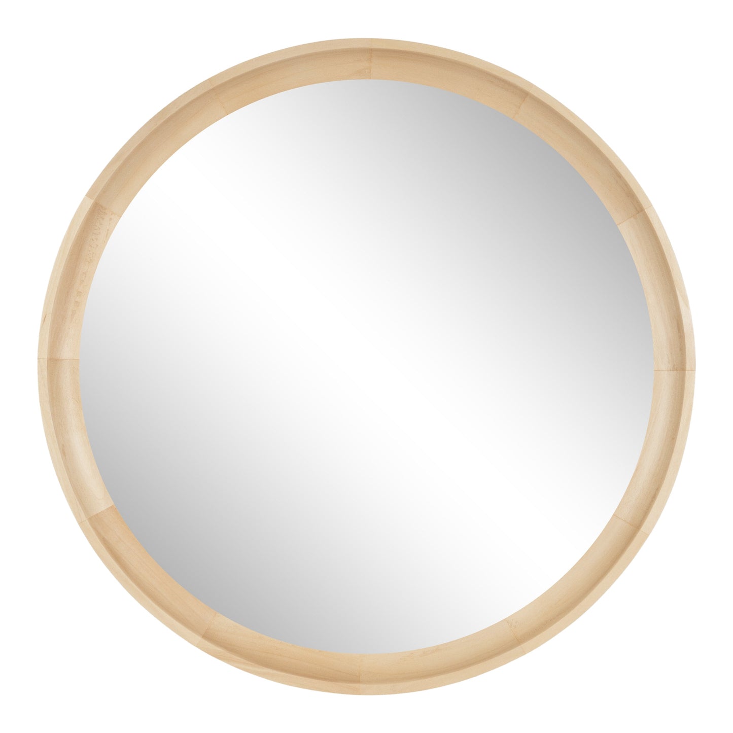 Hatherleigh Round Wood Wall Mirror