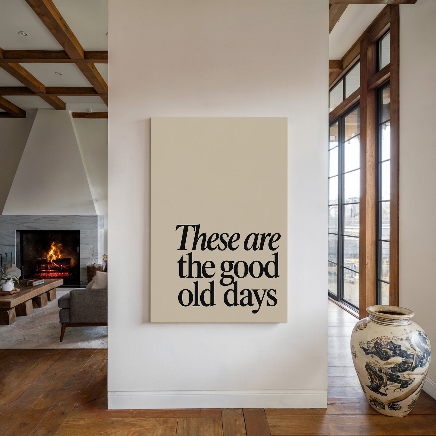 These Are the Good Old Days – A Reminder in Serif