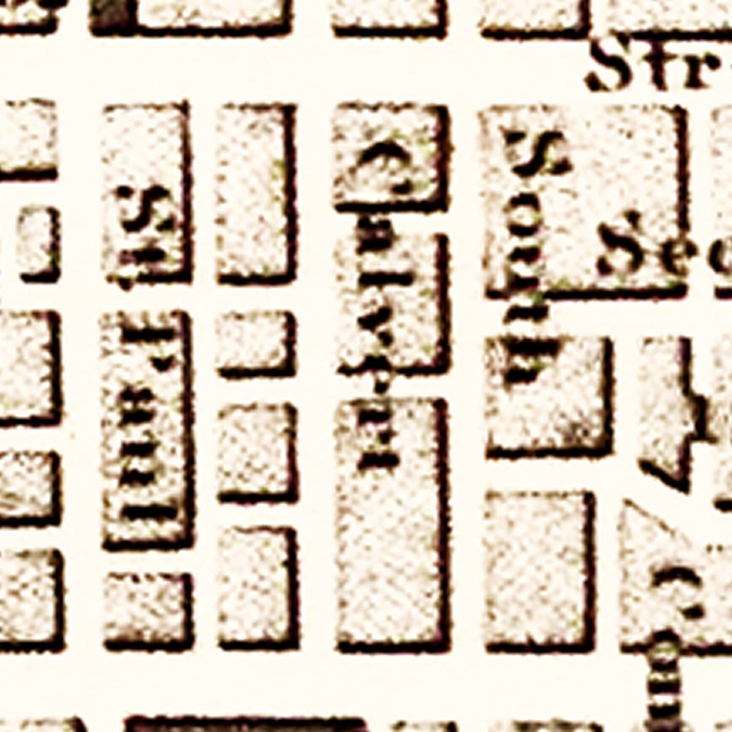 Vintage Map of Baltimore, Maryland 1837