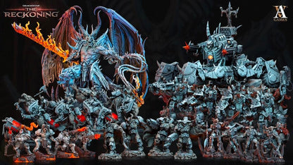 3D Printed Archvillain Games Armari Headhunters Demonstar - The Reckoning 28 32mm D&D