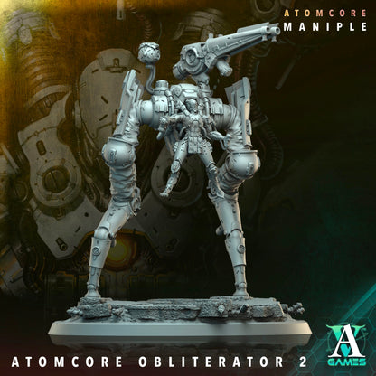 3D Printed Archvillain Games Atomcore Obliterator Atomcore Maniple 28 32mm D&D