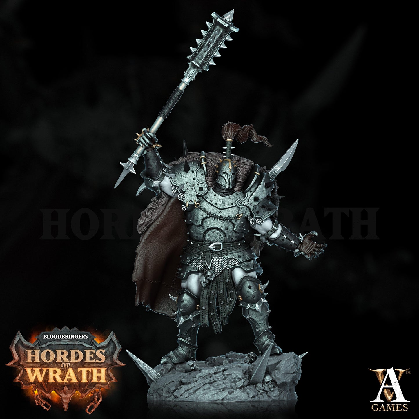 3D Printed Archvillain Games Bloodbringers - Hordes of Wrath Blessed Champions of Gorkal 28 32mm D&D