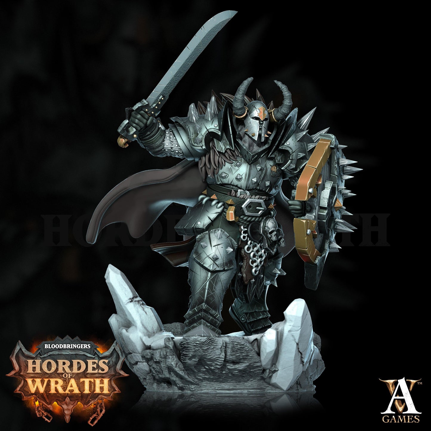 3D Printed Archvillain Games Bloodbringers - Hordes of Wrath Gorkal Wrathenites 28 32mm D&D