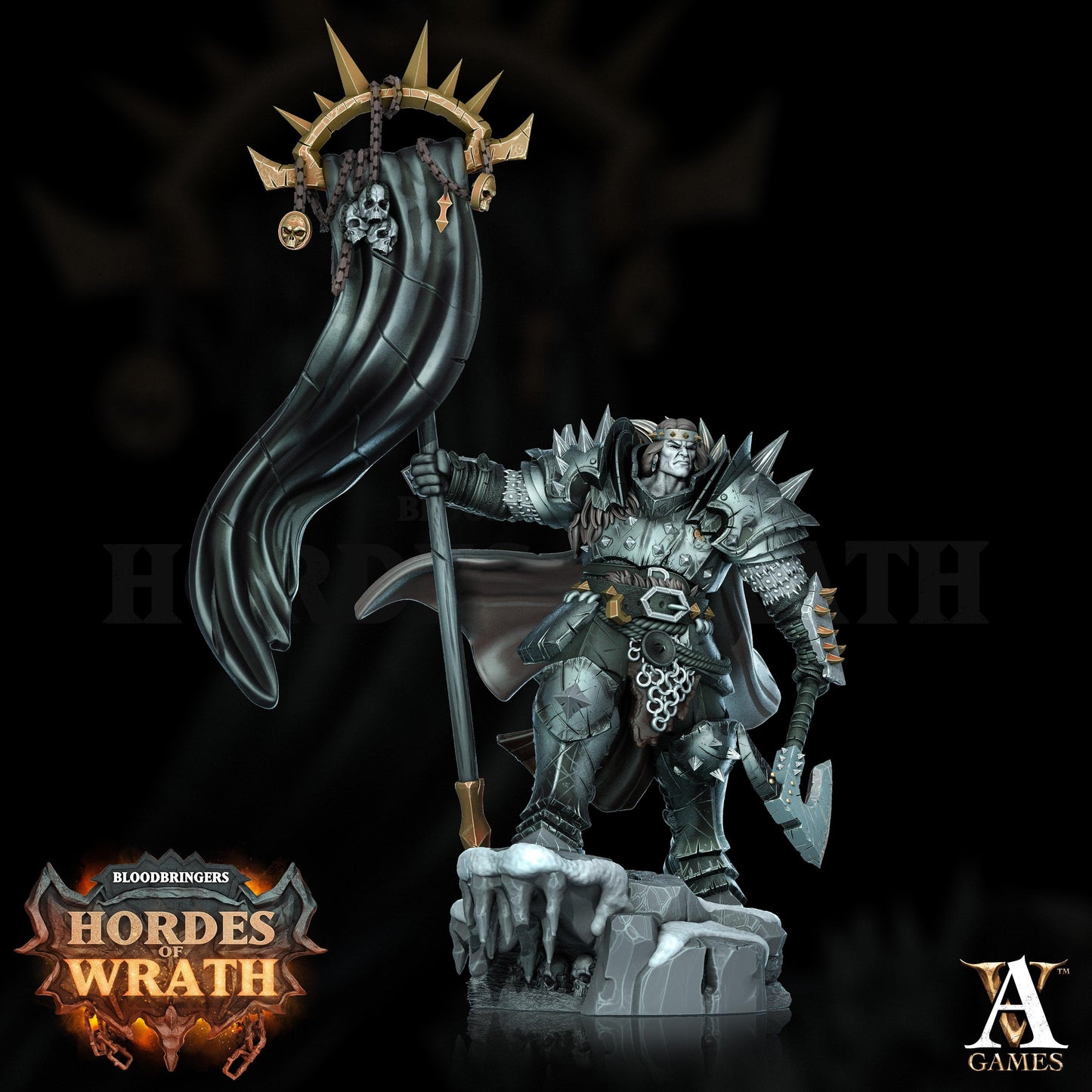 3D Printed Archvillain Games Bloodbringers - Hordes of Wrath Gorkal Wrathenites 28 32mm D&D