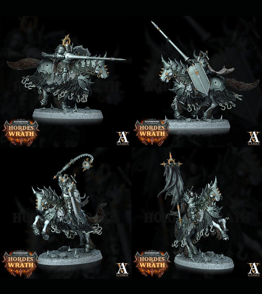 3D Printed Archvillain Games Bloodbringers - Hordes of Wrath Heralds of Wrath 28 32mm D&D