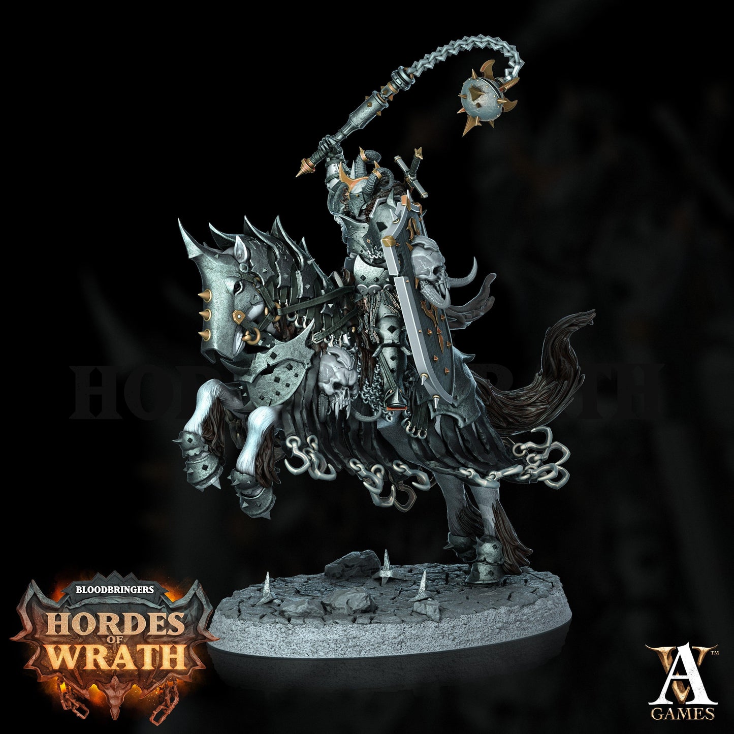 3D Printed Archvillain Games Bloodbringers - Hordes of Wrath Heralds of Wrath 28 32mm D&D