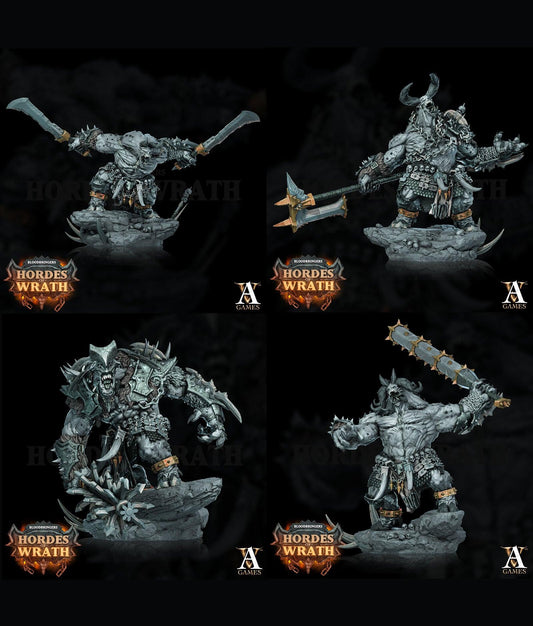 3D Printed Archvillain Games Bloodbringers - Hordes of Wrath Wrathogar 28 32mm D&D