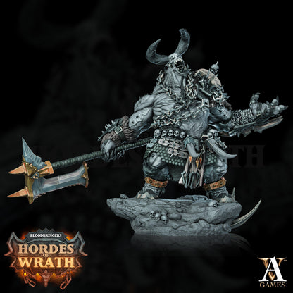 3D Printed Archvillain Games Bloodbringers - Hordes of Wrath Wrathogar 28 32mm D&D