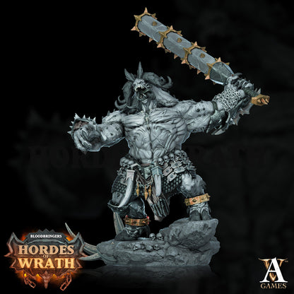 3D Printed Archvillain Games Bloodbringers - Hordes of Wrath Wrathogar 28 32mm D&D