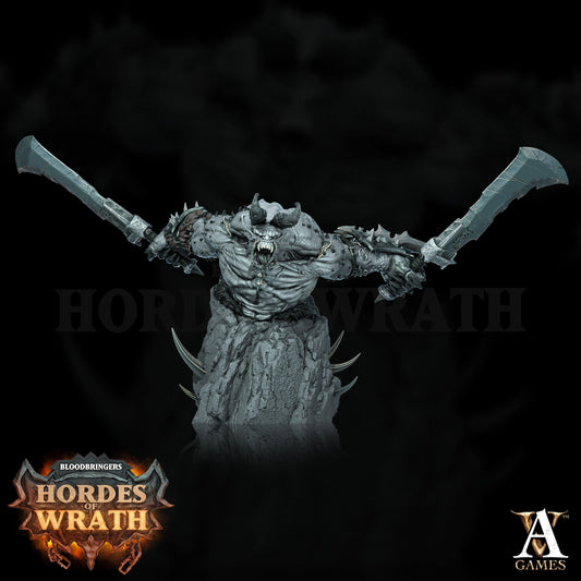 3D Printed Archvillain Games Bloodbringers - Hordes of Wrath Wrathogar - Bust 28 32mm D&D
