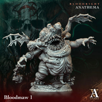 3D Printed Archvillain Games Bloodmaw Bloodright - Anathema 28 32mm D&D