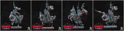 3D Printed Archvillain Games Bloodright Red Reign - Dread Hussars 28mm 32mm D&D