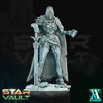 3D Printed Archvillain Games Braeylee Techknight The Star Vault 28 32mm D&D