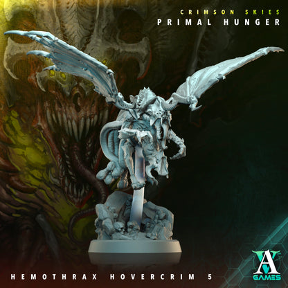 3D Printed Archvillain Games Crimson Skies Primal Hunger - Hemothrax Hovercrim 28mm 32mm D&D