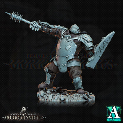 3D Printed Archvillain Games Deadmen Brigade - Morior Invictus Morior Iron Guard 28 32mm D&D
