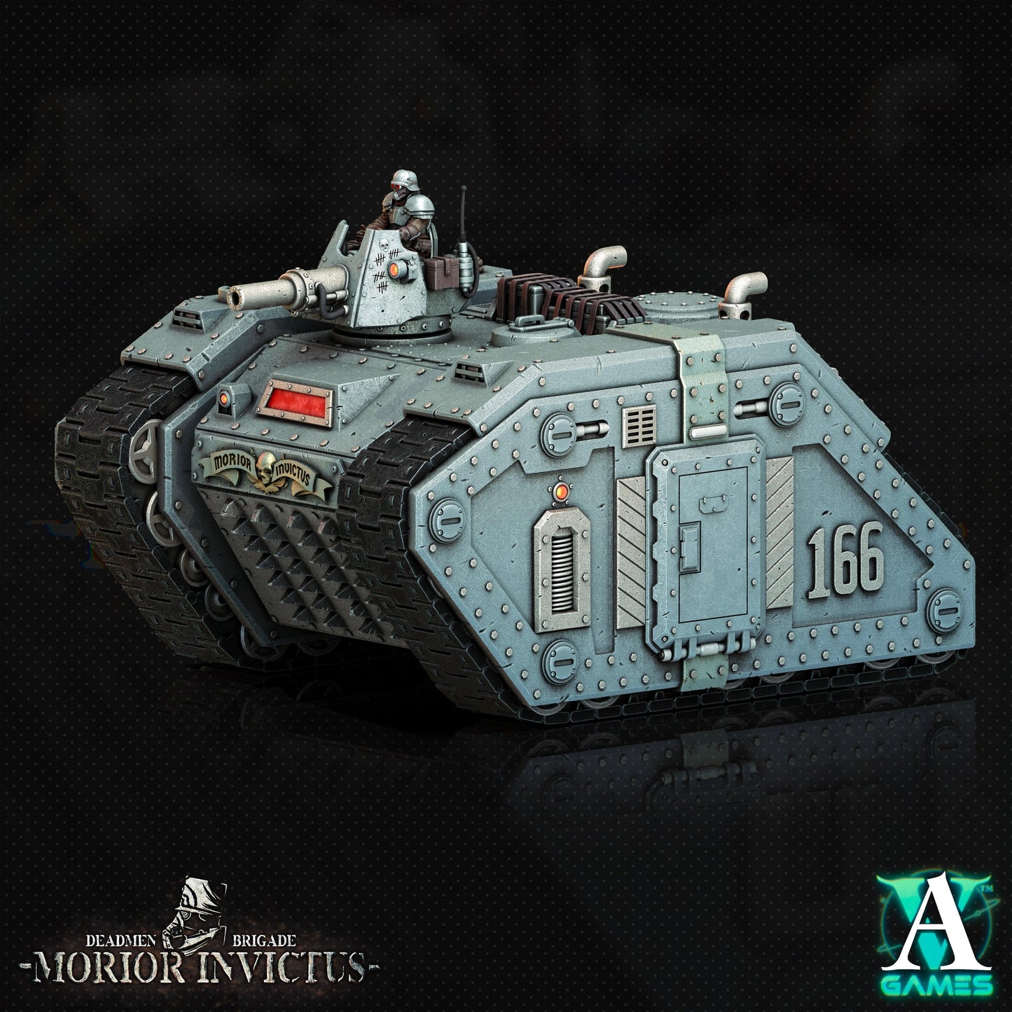 3D Printed Archvillain Games Deadmen Brigade - Morior Invictus Morior M1 Badger 28 32mm D&D