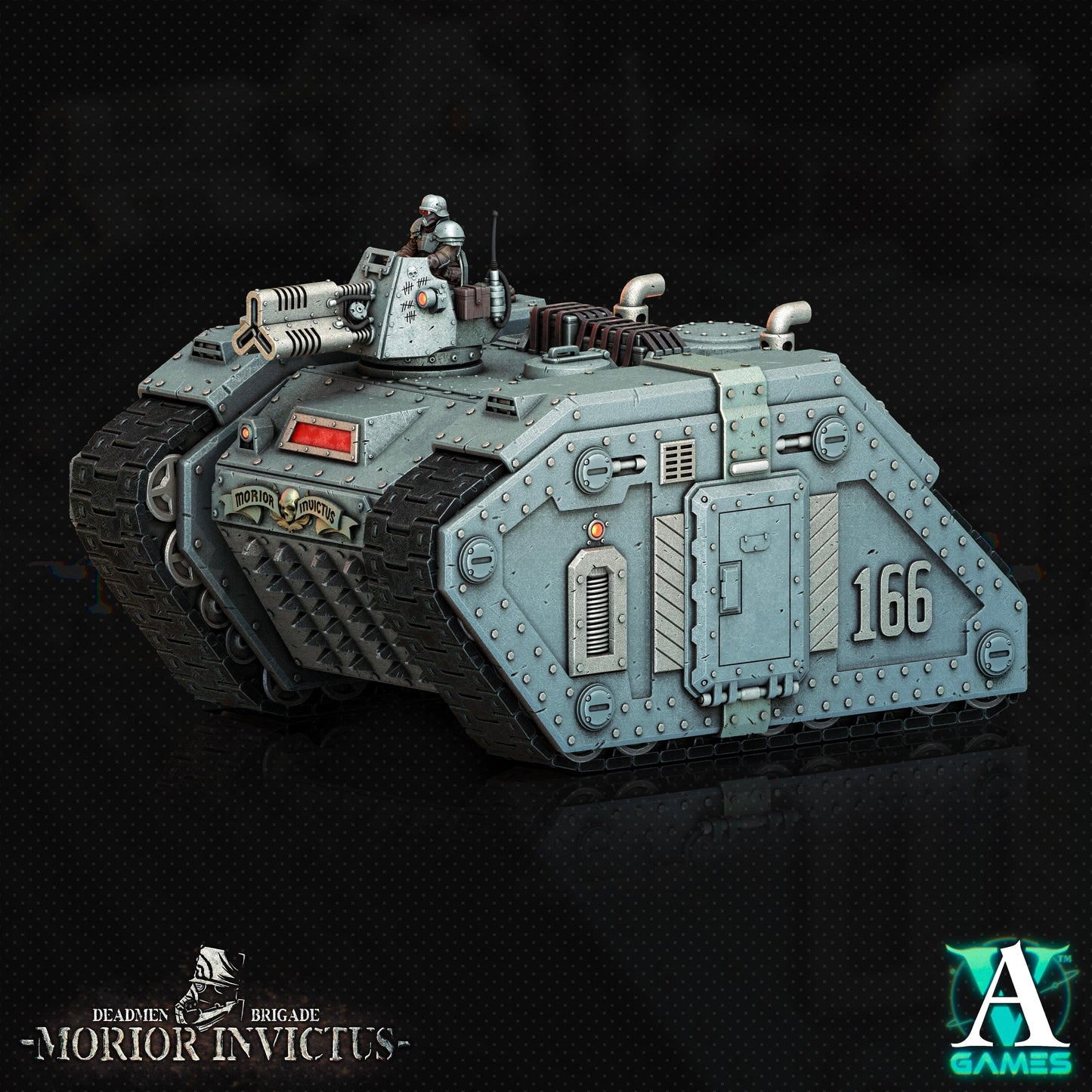 3D Printed Archvillain Games Deadmen Brigade - Morior Invictus Morior M1 Badger 28 32mm D&D