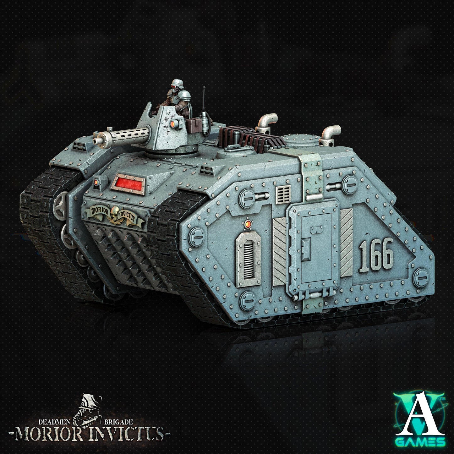 3D Printed Archvillain Games Deadmen Brigade - Morior Invictus Morior M1 Badger 28 32mm D&D