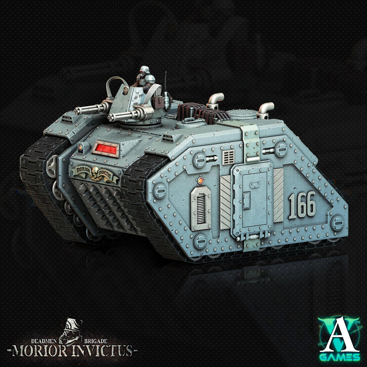 3D Printed Archvillain Games Deadmen Brigade - Morior Invictus Morior M1 Badger 28 32mm D&D