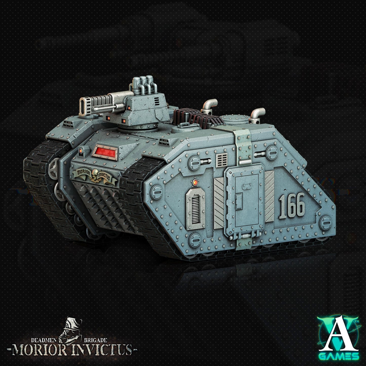 3D Printed Archvillain Games Deadmen Brigade - Morior Invictus Morior M1 Badger 28 32mm D&D