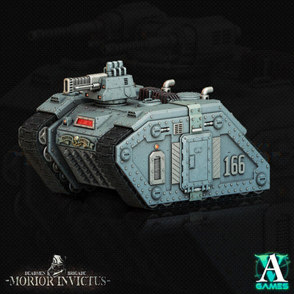 3D Printed Archvillain Games Deadmen Brigade - Morior Invictus Morior M1 Badger 28 32mm D&D