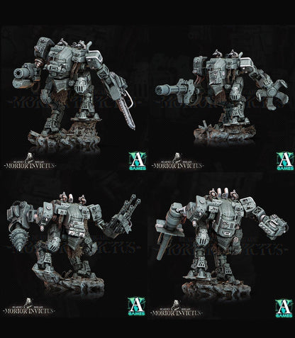 3D Printed Archvillain Games Deadmen Brigade - Morior Invictus Morior MK-18 Paladin 28 32mm D&D