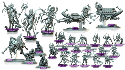 3D Printed Archvillain Games Timeless Hierophant Praetorians Empire of Stars Timeless Trinity 28 32mm D&D