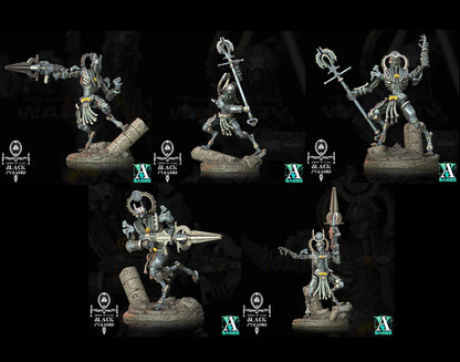3D Printed Archvillain Games Empire of Stars - Black Pyramid Keteph Ankhesh 28 32mm D&D