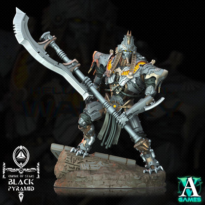 3D Printed Archvillain Games Empire of Stars - Black Pyramid Keteph Atekhramun 28 32mm D&D