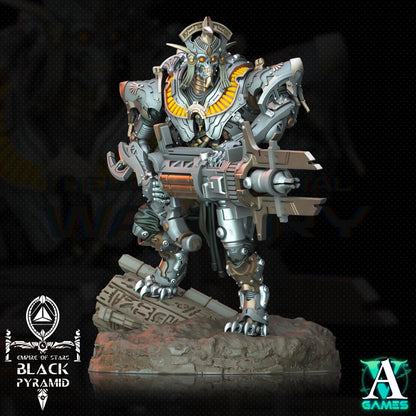 3D Printed Archvillain Games Empire of Stars - Black Pyramid Keteph Atekhramun 28 32mm D&D