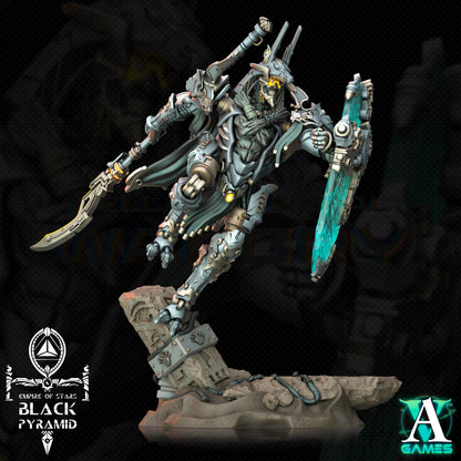 3D Printed Archvillain Games Empire of Stars - Black Pyramid Keteph Issahar 28 32mm D&D