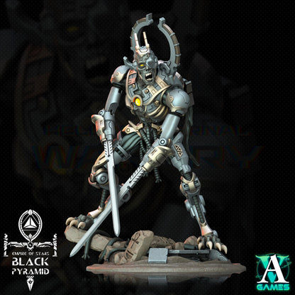 3D Printed Archvillain Games Empire of Stars - Black Pyramid Keteph Knumhar 28 32mm D&D