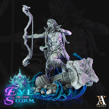 3D Printed Archvillain Games Eye of the Storm - Storm Giant Battlemaidens 28mm 32mm D&D