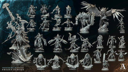3D Printed Archvillain Games Icetor Horror Frostburn Horrors Frozen Echoes 28 32mm D&D