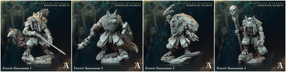 3D Printed Archvillain Games Frostburn Horrors Rimewind Secrets - Fenwir Snowsnout 28mm 32mm D&D