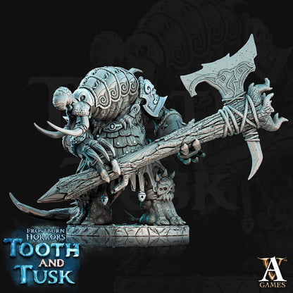 3D Printed Archvillain Games Frostburn Horrors Tooth and Tusk - Odoben 28mm 32mm D&D