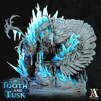 3D Printed Archvillain Games Frostburn Horrors Tooth and Tusk Talva - Claw of Winter 28mm 32mm D&D
