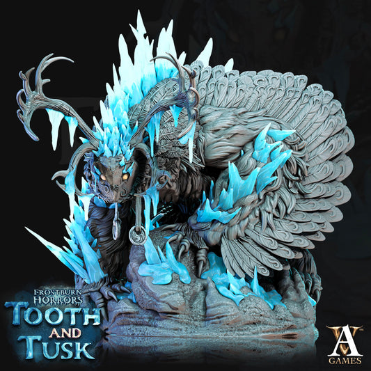 3D Printed Archvillain Games Frostburn Horrors Tooth and Tusk Talva - Claw of Winter 28mm 32mm D&D
