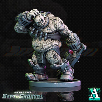 3D Printed Archvillain Games Ghakval Ghu Grunts Hunger of the Stars 28 32mm D&D