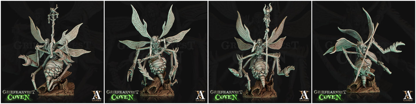 3D Printed Archvillain Games Griefharvest Coven - Wailwasps 28mm 32mm D&D