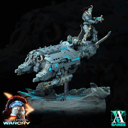 3D Printed Archvillain Games Hellas Eternal - Warcry Elefsis 28 32mm D&D