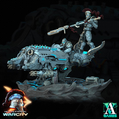 3D Printed Archvillain Games Hellas Eternal - Warcry Elefsis 28 32mm D&D