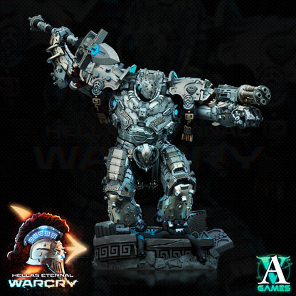 3D Printed Archvillain Games Hellas Eternal - Warcry Krateos 28 32mm D&D