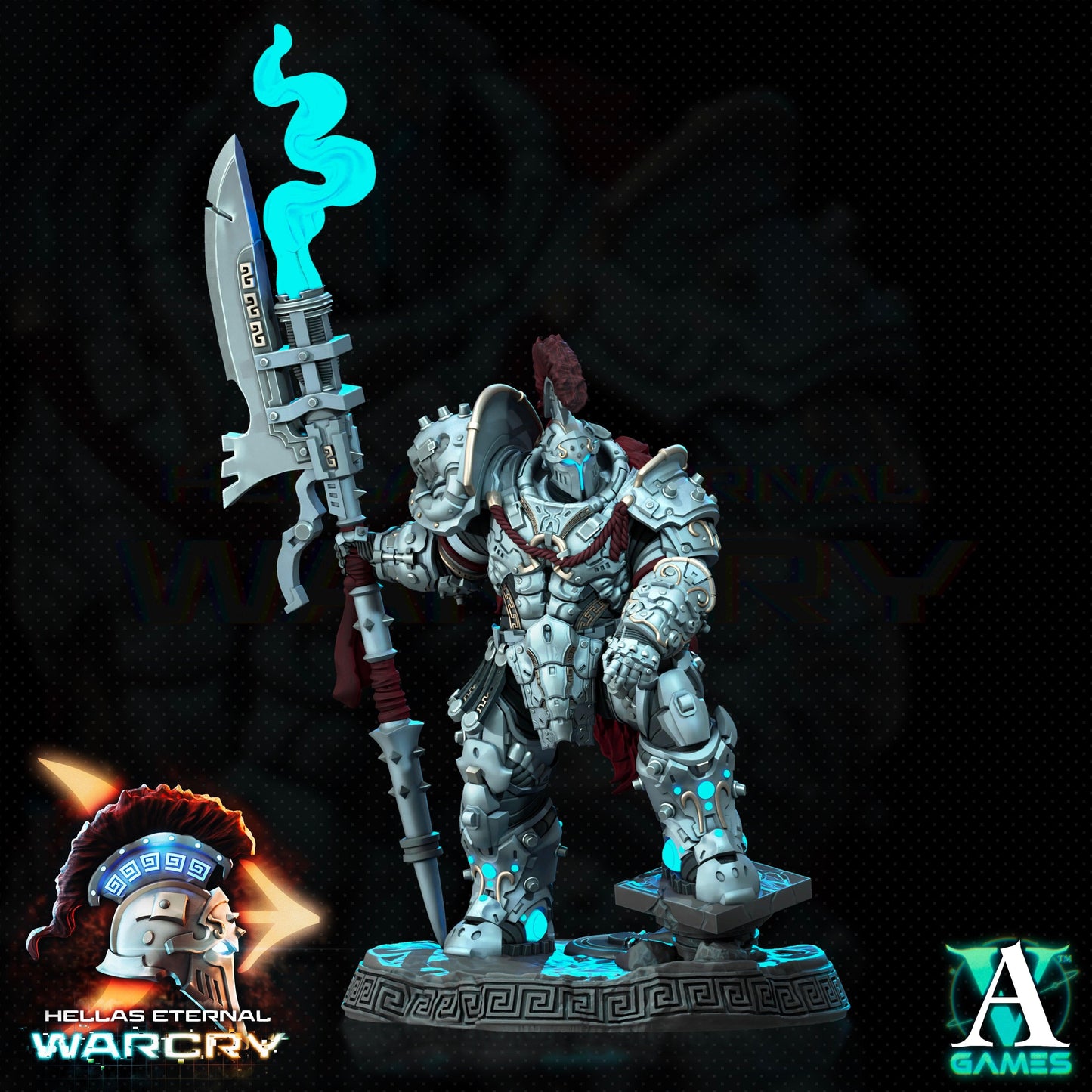 3D Printed Archvillain Games Hellas Eternal - Warcry Myrmidones 28 32mm D&D