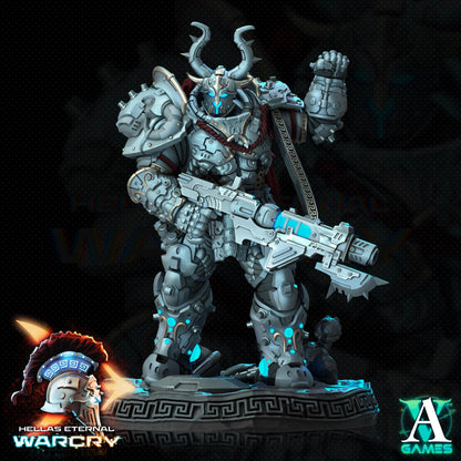 3D Printed Archvillain Games Hellas Eternal - Warcry Myrmidones 28 32mm D&D