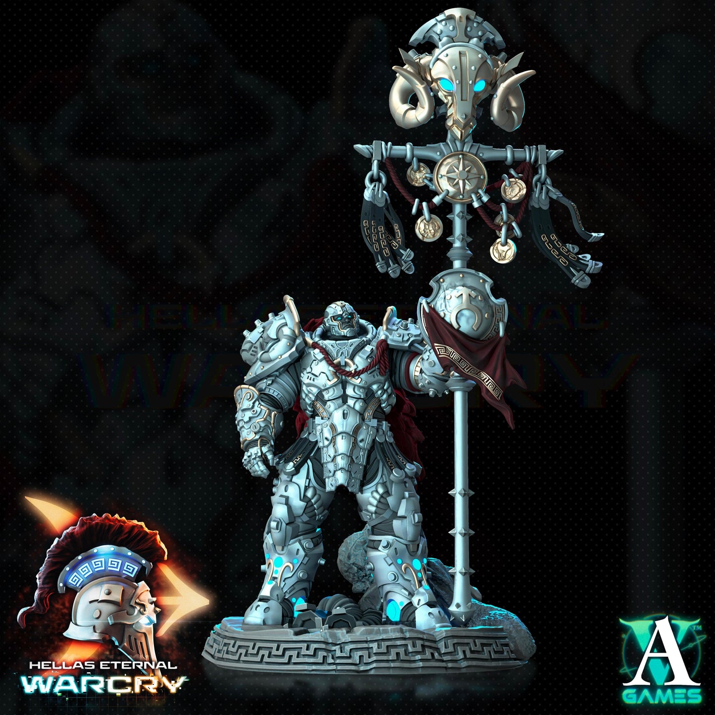 3D Printed Archvillain Games Hellas Eternal - Warcry Myrmidones 28 32mm D&D