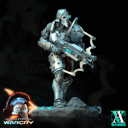 3D Printed Archvillain Games Hellas Eternal - Warcry Oplites 28 32mm D&D